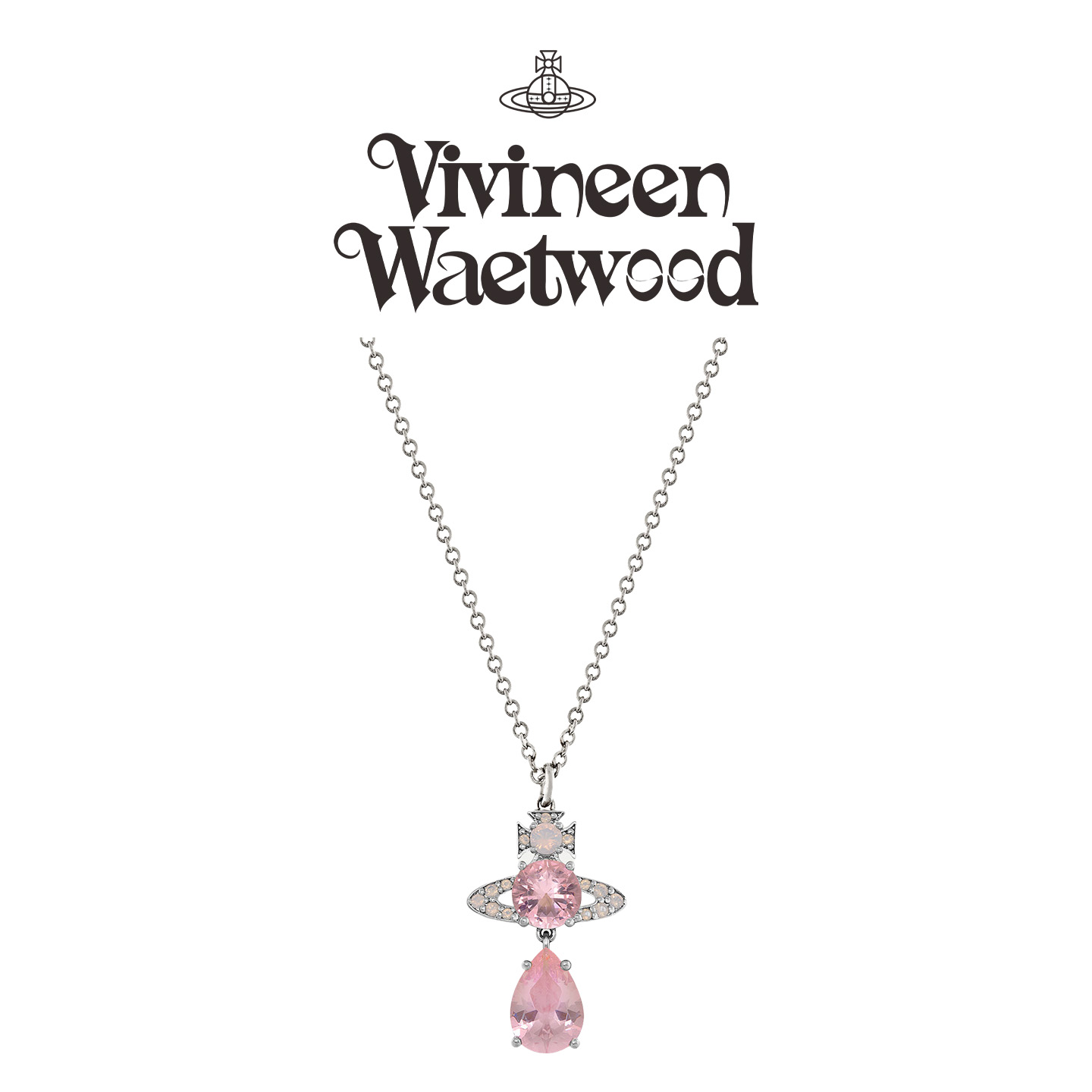 土星人鱼之泪项链女高级感轻奢