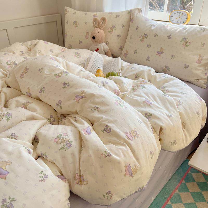 小清新纯棉床上四件套全棉儿童床品冬季碎花被套床单三件套床笠款,农机/农具/农膜,其它农用工具,淘宝优惠券,粉丝福利购,淘宝优惠卷
