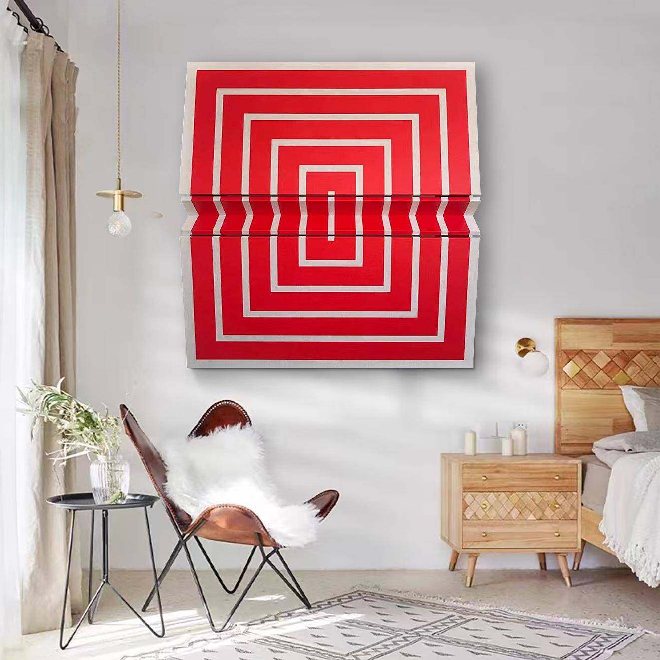 现代简约木雕装饰画玄关客厅餐厅卧室艺术实物挂画条纹深邃立体感,农机/农具/农膜,其它农用工具,淘宝优惠券,粉丝福利购,淘宝优惠卷