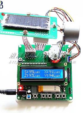 基于STC12C5A系列51单片机太阳能双轴追光系统电池板自供电设计