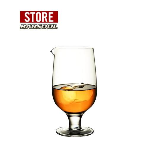 BARSOUL国际日式加厚款高脚搅拌杯MixingGlass鸡尾酒混合杯800ml