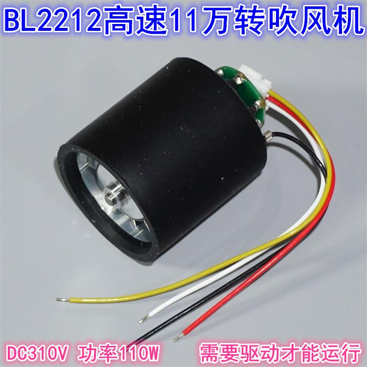 BL2212微型无刷高速吹风机 DC310V110W吹风机超高速无刷变频电机