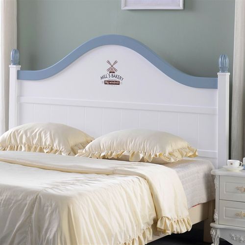 床头板现代实木床板.米米单人床头板韩式床靠背板经济型