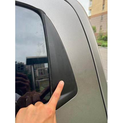 江西五十铃21新款DMAX皮卡车配件 后门玻璃后盖板三角盖板 车窗后