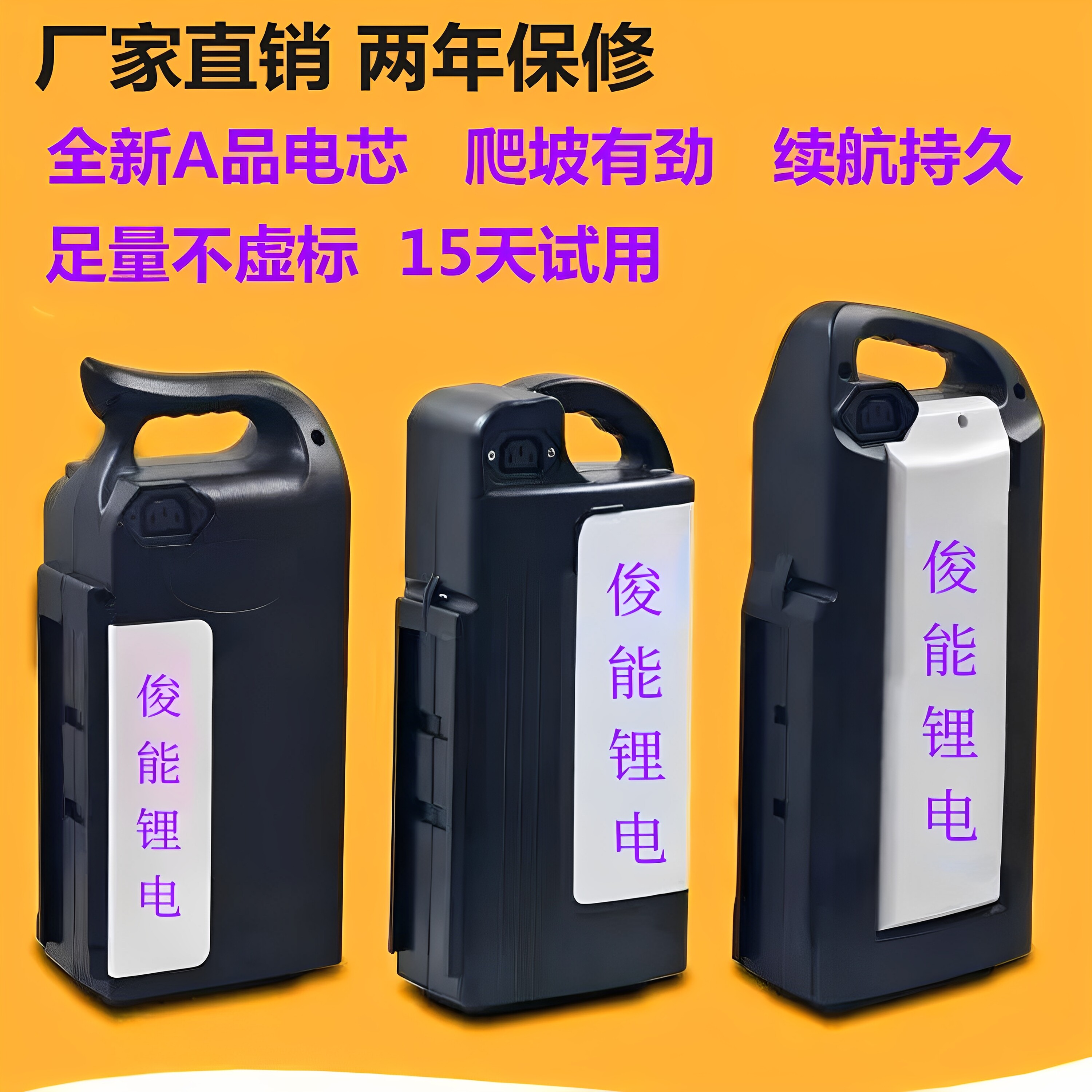 48V/大容量三元锂电池电动车通用