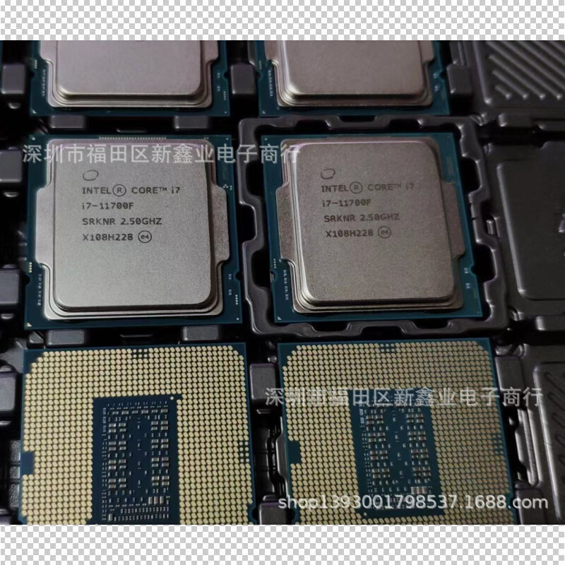 酷睿i7 11700F 1200接口  八核十六线程全新cpu 处理器