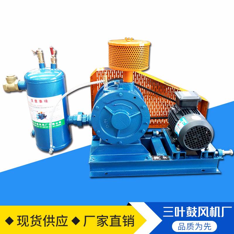 山东厂家供应回转式鼓风机HC25S低噪音曝气回转式风机罗茨鼓风机
