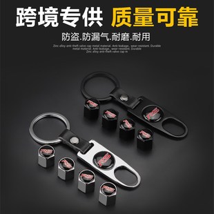 RS红标新FIT部品GK5改装 4颗带扳手 合金气门嘴帽盖气门芯套