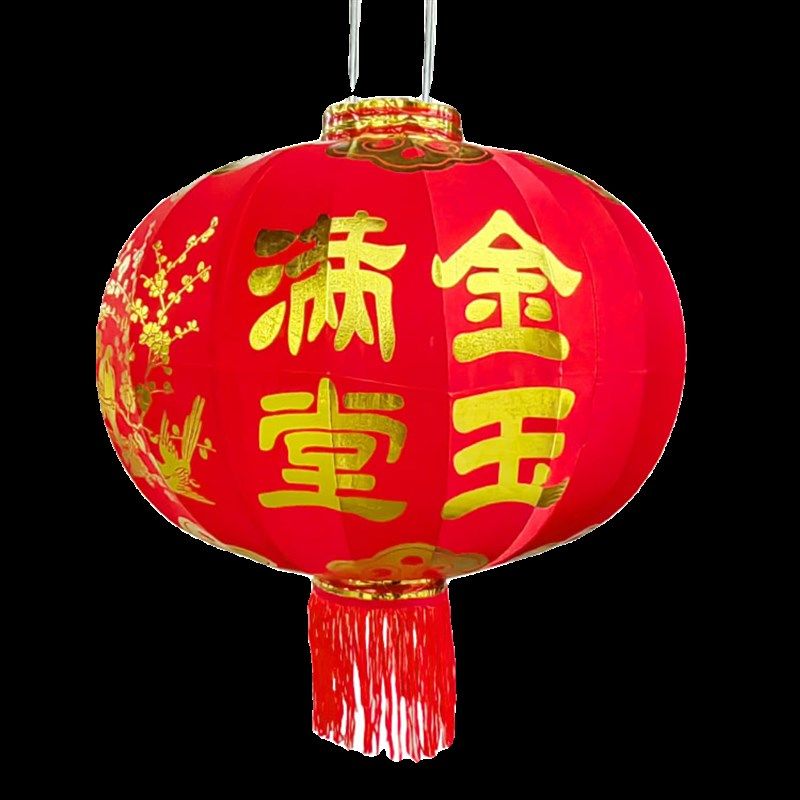 春节2024新款大红灯笼传统乔迁入宅新年大门口阳台一对中国风挂饰