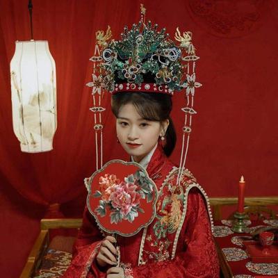 汉服手工定制苏绣双面异色图案定制自选宫廷加大尺寸古风摄影旗袍