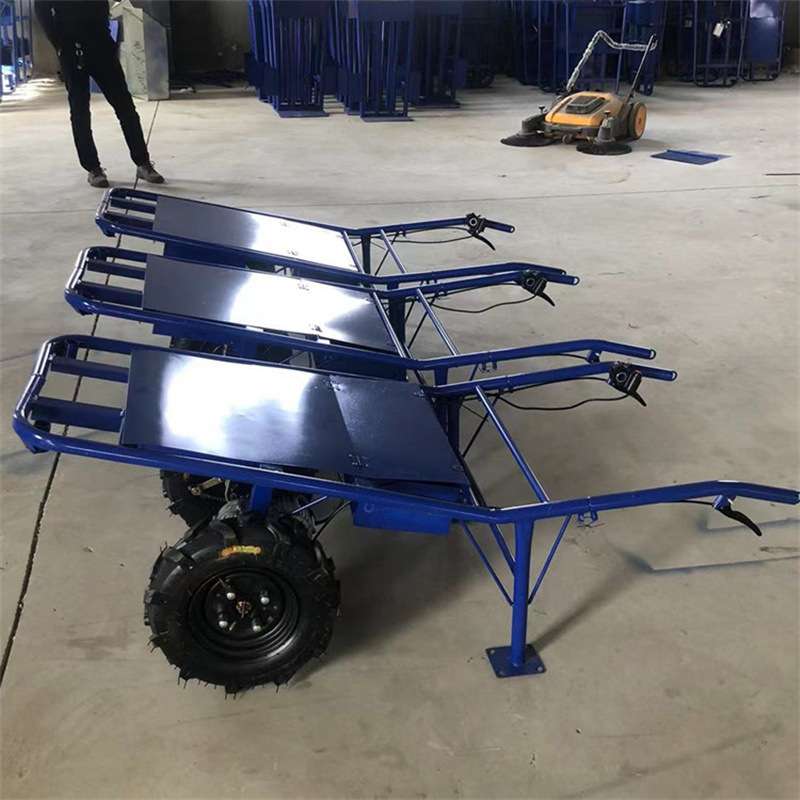 电动手推鸡公车家用小型拉货运输平板车果园大棚搬运老虎车手推车