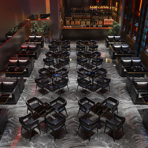 清酒吧咖啡厅桌椅组合音乐餐吧西餐厅烧烤奶茶店餐饮卡座沙发定制