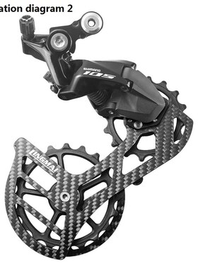 碳纤维大鸡腿公路车变速器陶瓷大导轮后拨105 ut r7000 8000 9100