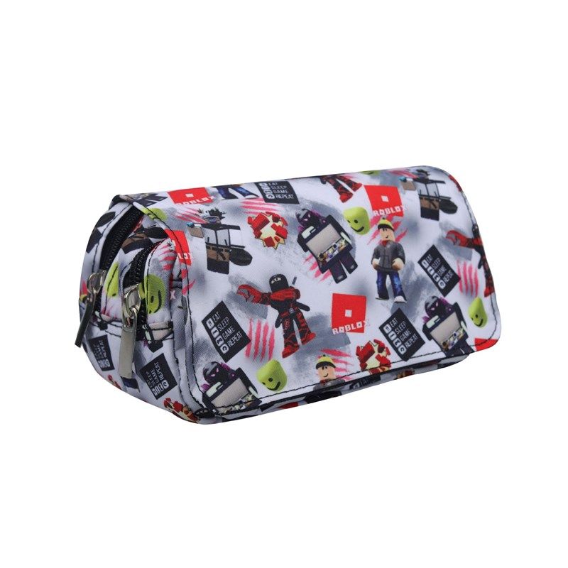 新款Roblox笔袋双层大容量 ROBLOX文具袋铅笔袋文具盒中小学生