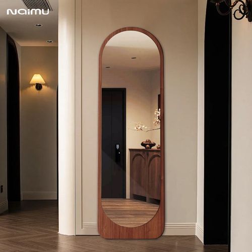 中古全身镜家用落地镜网红穿衣镜壁挂式女生卧室挂墙高清试衣镜子