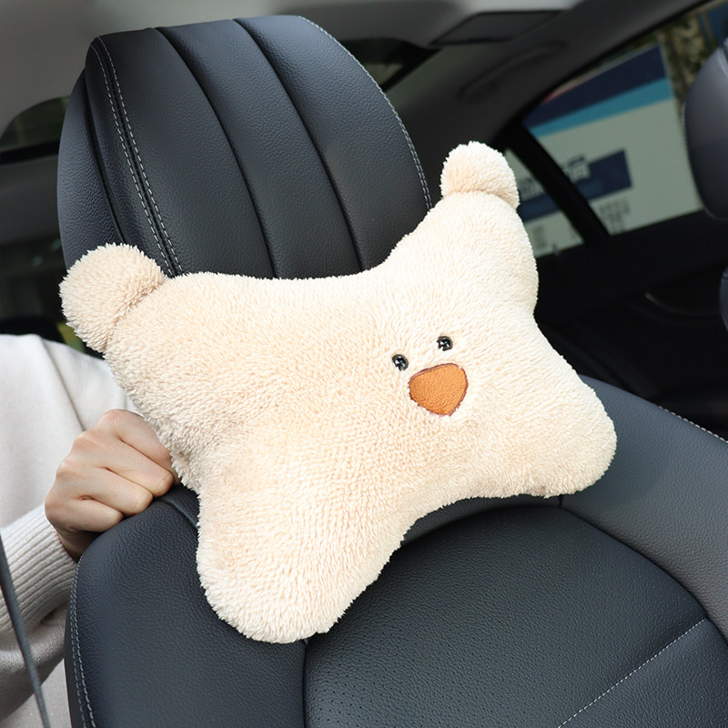 汽车座椅头枕护颈枕靠枕可爱车用枕头车内腰靠颈椎枕车载用品抱枕