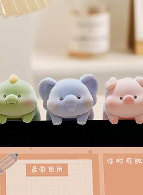 电脑萤幕趴趴摆件汽车中控屏幕公仔车载装饰品桌面解压治愈礼物