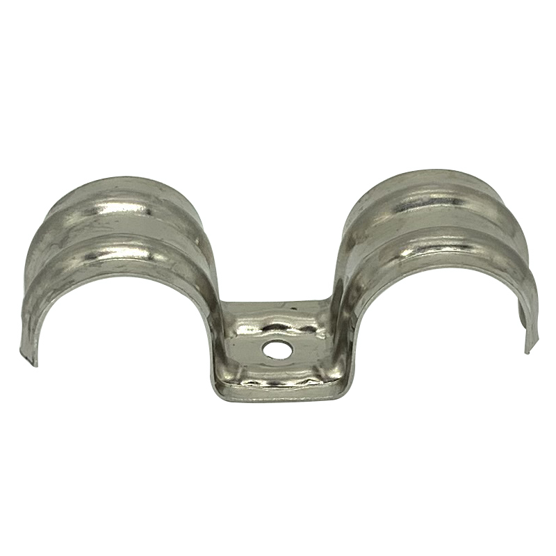 可折断20U型不锈钢骑马卡十位联排卡水电线管卡扣喉箍抱箍加厚卡