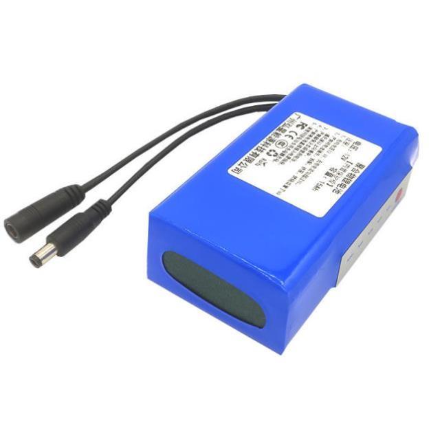 12V充电锂电池组大容量10000毫安30000mah20安户外防蜂服风扇电源