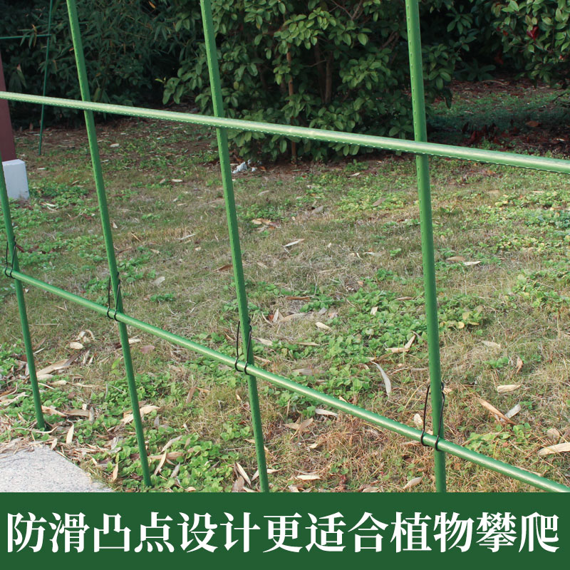 爬藤架花架方格田园花卉攀爬月季园艺爬藤菜园豆角包塑钢管支撑杆
