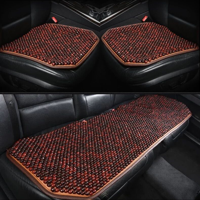 汽车坐垫通用木珠竹片夏季夏天珠子座垫透气冰珠椅垫凉垫按摩