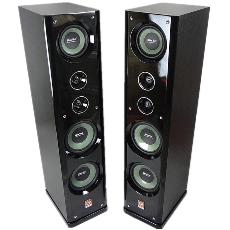 豪华落地木c质音箱家庭影院音响无源重低音箱hifi发烧双8寸三分频