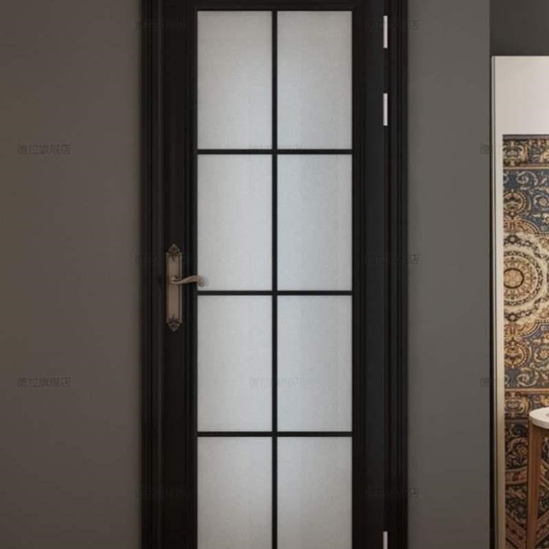 铝合金卫生间门阳台推拉门全部O标配双面钢化玻璃