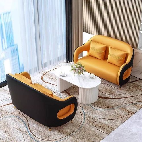 洽谈沙发休息区卡座组合接待售楼处轻奢会客大厅展厅酒店桌椅沙发