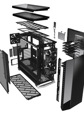 Fractal Design分形工艺Vector RS机箱 侧透玻璃ATX/E-ATX/水冷