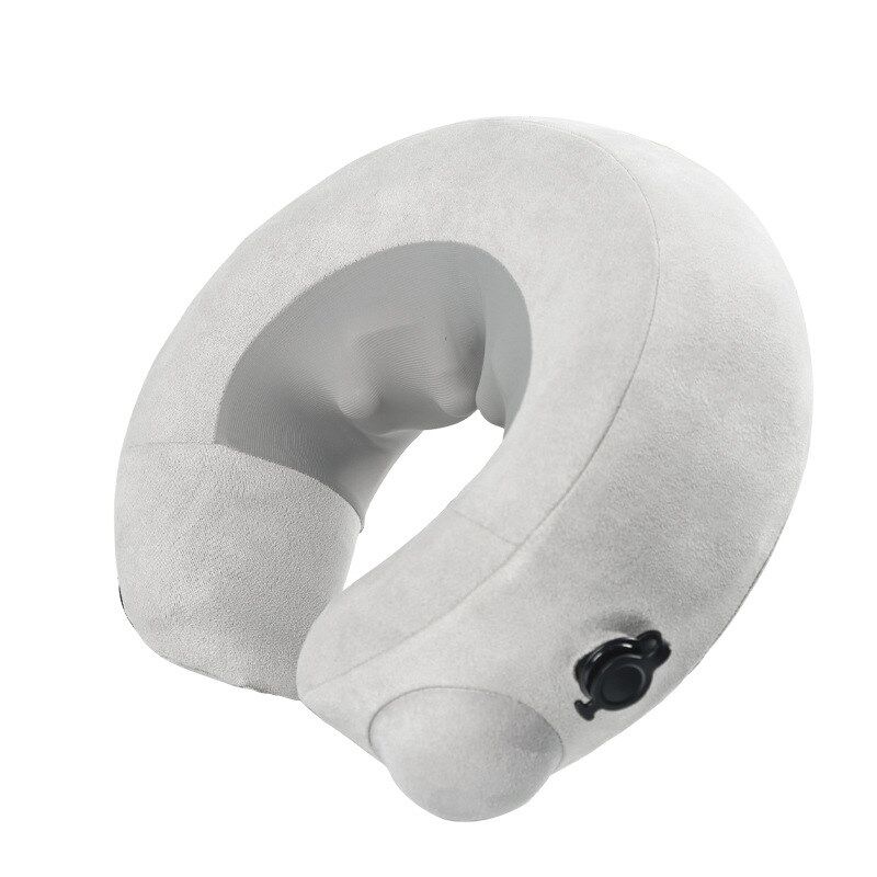 充气按摩u型枕电动揉捏出差旅行办公便携式可拆洗空气颈椎按摩枕
