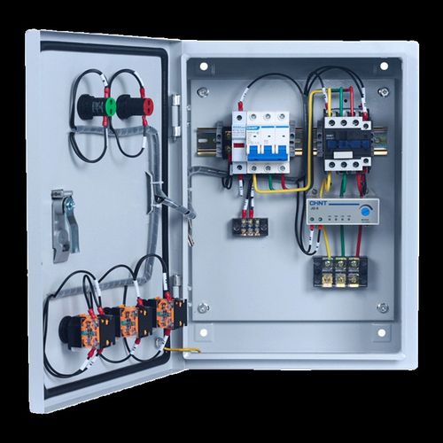 三相电机水泵控制箱一用一备配电箱380V浮球自动排污泵电机控制箱