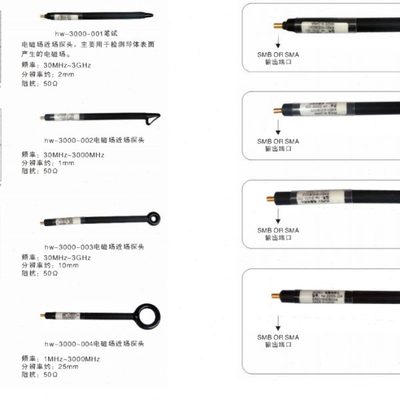 利利普owon频谱分析仪近场探头通用型1M-3G电磁场探头EMI预测试