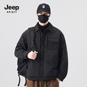 SPIRIT轻薄男士 羽绒服冬季 2026新款 JEEP 翻领短款 防寒保暖外套男