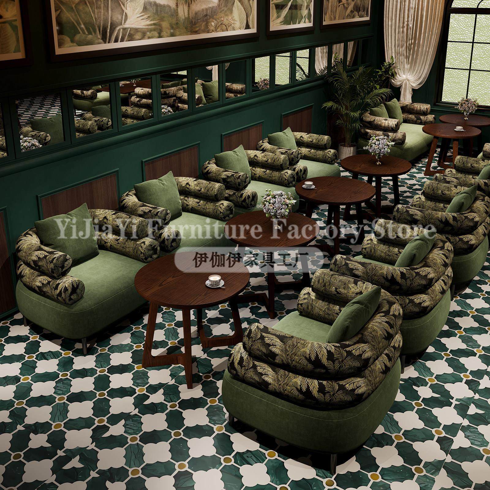 法式覆古实木沙发椅南洋西餐厅餐桌椅组合餐饮店餐吧商用休闲 沙,商业/办公家具,沙发,淘宝优惠券,粉丝福利购,淘宝优惠卷