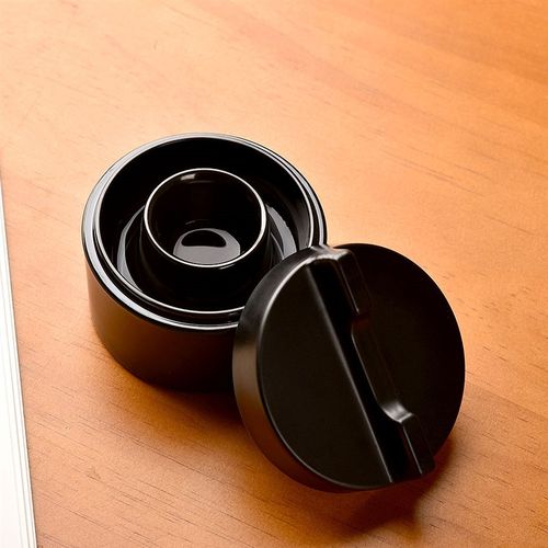 小罐火锅砚台书法专用带盖学生墨盒小楷中楷专用墨碟仿瓷保不干墨