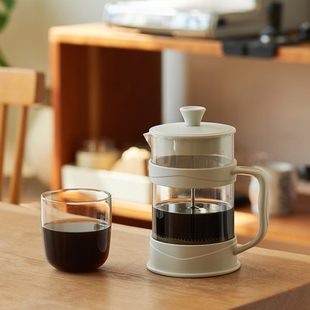 法压壶手冲咖啡壶打奶泡家用冲茶器玻璃咖啡过滤杯 肆月 咖啡器具
