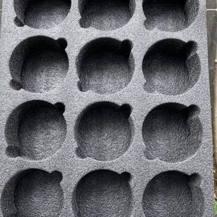 建盏瓷器珍珠棉泡沫板茶壶收纳格海绵格气泡垫瓷器打包膜搬运箱