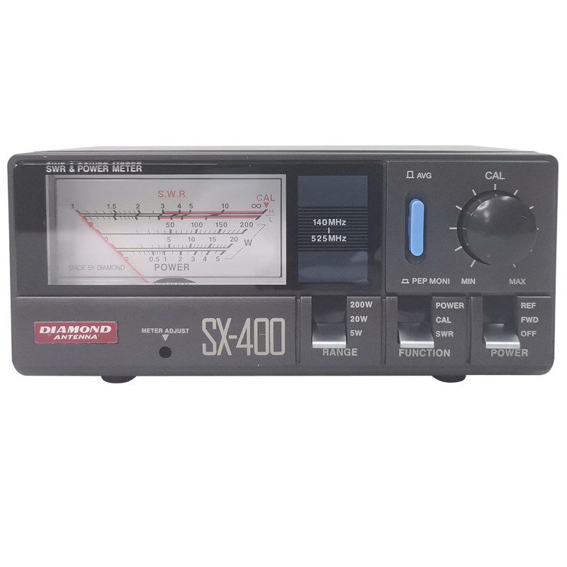 日本钻石DIAMOND通过式射频率功率计SX400测试140至525MHz/200W
