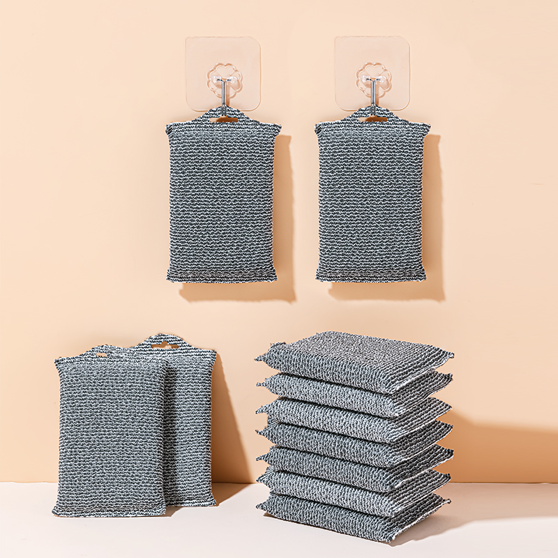 家用仿钢丝海绵擦不粘锅专用清洁块日式厨房洗碗百洁绵刷碗布4830