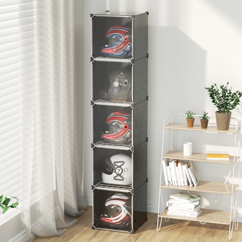 放头盔的陈列架家用摩托车帽子收纳神器置物架头盔展示收藏收纳柜