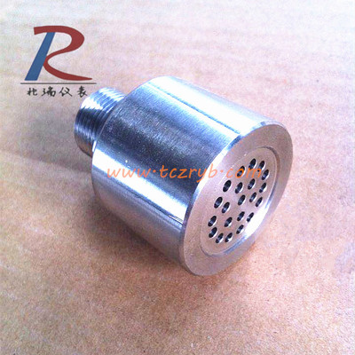 新款兆瑞仪表304不锈钢氧气传感器罩CH4CO2等外壳气体接头 QT-2-1