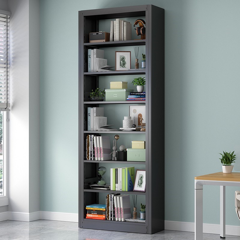 书架图书馆多层落地家用客厅学生书柜办公室简易靠墙收纳置物架子