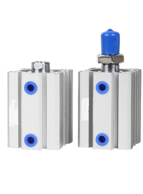 亚德客型气缸 ACQ ACQS 50X5X10X20X25X30X35X40X45X50X75X100-SB