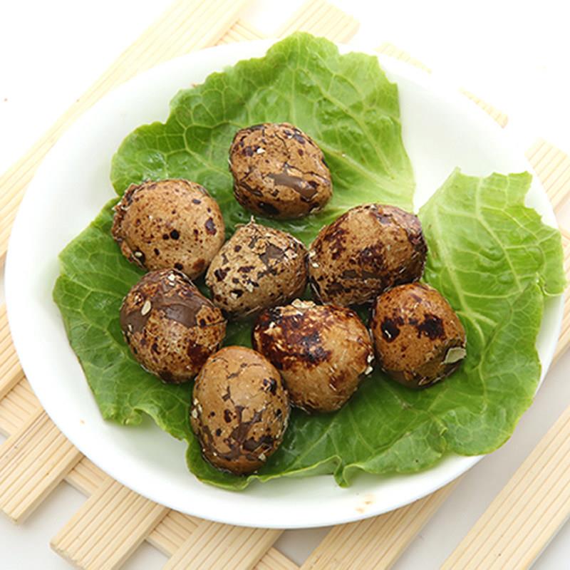 休闲零食鹌鹑蛋90gx5袋大包装真空卤味五香鸟蛋特产小吃熟食即食