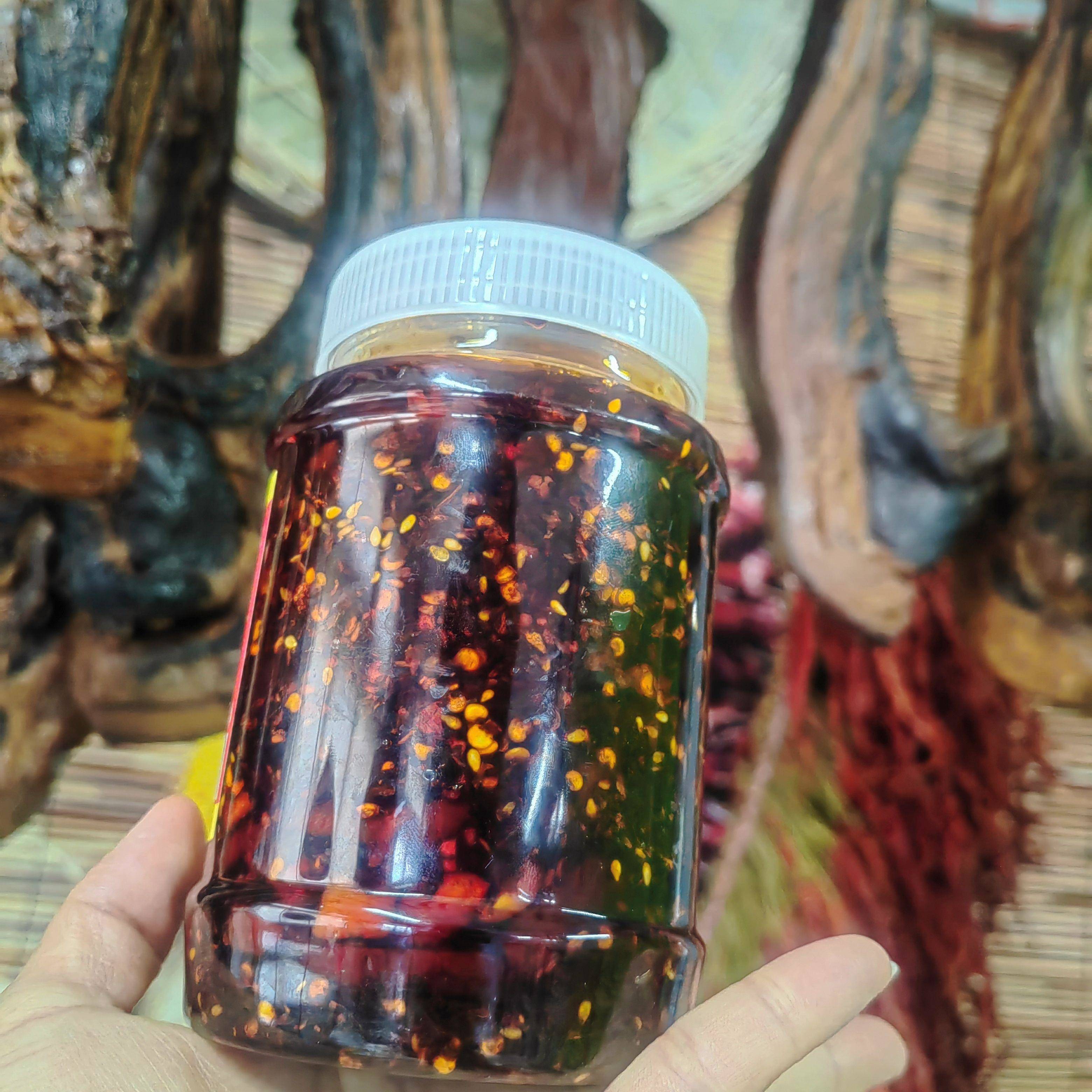 贵州凉面黔五姨腊肉油辣椒贵州特产油辣椒酱辣子下饭菜拌面酱凉拌