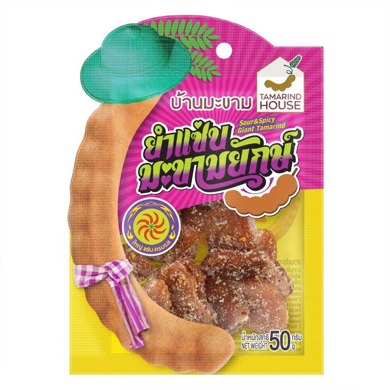 休闲解馋零食泰国本土TamarindHouse酸角干罗望子干