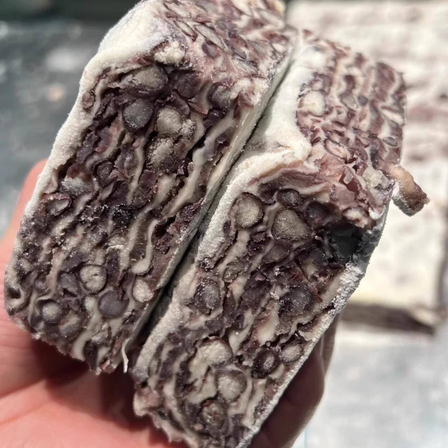 红豆千层馒头薄皮红豆馒头纸皮豆沙千层糕点红豆千层饼手工千层馒
