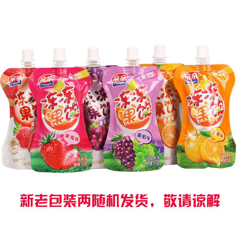 新货冻冻果饮150g可吸果冻
