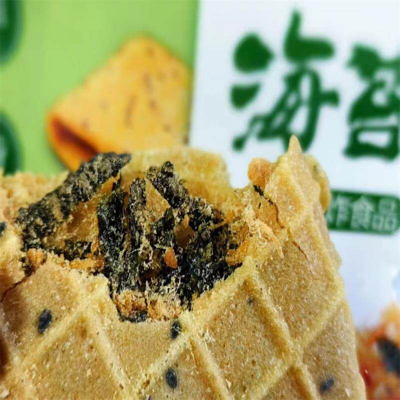 新货海苔大方夹心蛋卷袋装