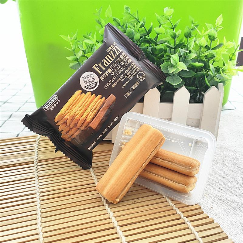 新货香草柠檬巧克力味曲奇饼干散称500g休闲追剧解馋零食品